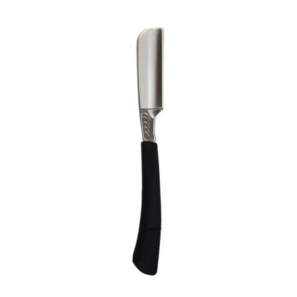 1/2piece - manual straight shaving knife holder beard shaving professional hair cutting trimming tool Special for real hair wigs