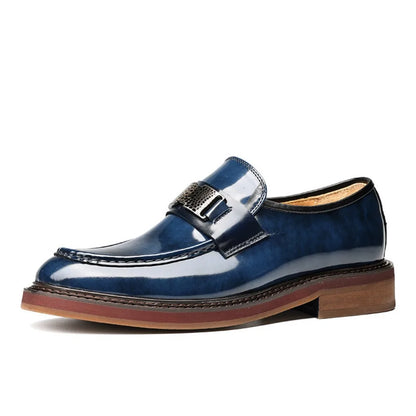Leather Men Formal Shoes Luxury Brand 2025 Men's Loafers Dress Moccasins Breathable Slip on Brown Driving Shoes Plus Size 37-45