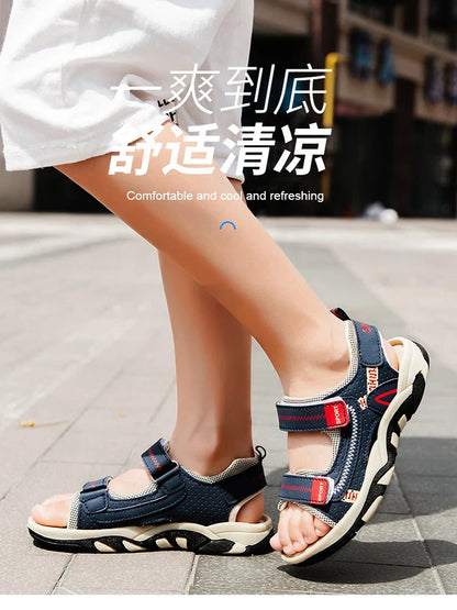 Children Sandals 2026 Summer Children's Sandals Boys Primary School Students Comfortable Soft Bottom Kids Sandals Comfortable