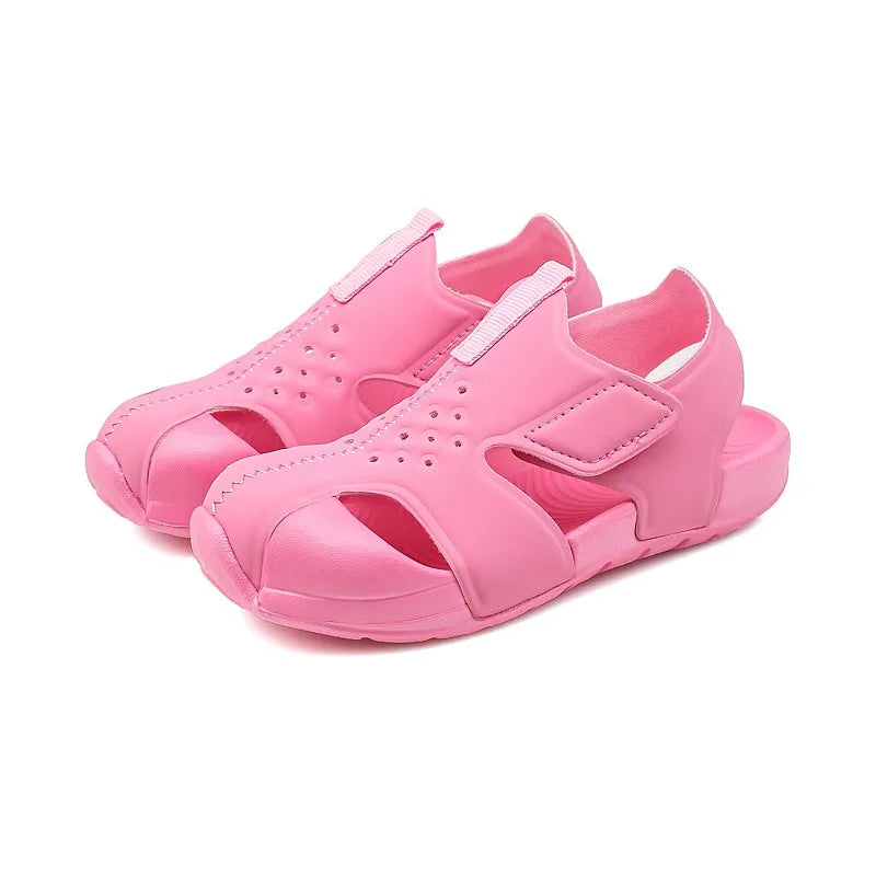 Summer Children's Beach Sandals Non-slip Soles Soft Comfortable Fashion Sports  Casual Boys Girls Baby Shoes Kids Flats Sandals