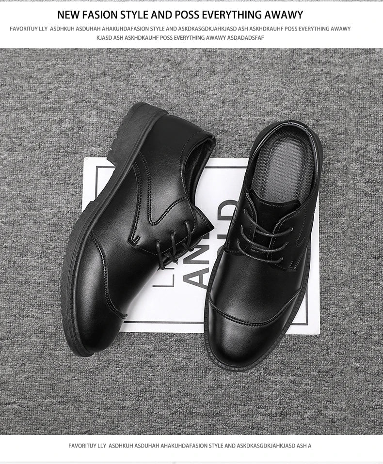 High Quality Italian Luxury Brand Lace-Up Non-slip Men Driving Shoes Leather Men Casual Shoes Breathable formal Mens Dress Shoes