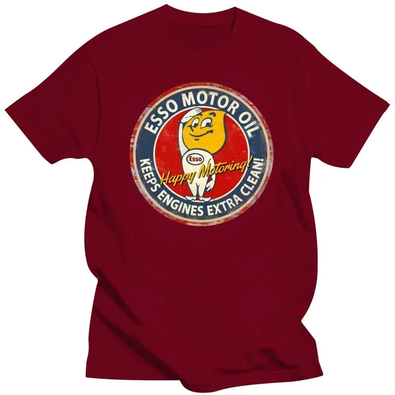 Esso Logo Retro Gas Oil T-Shirt