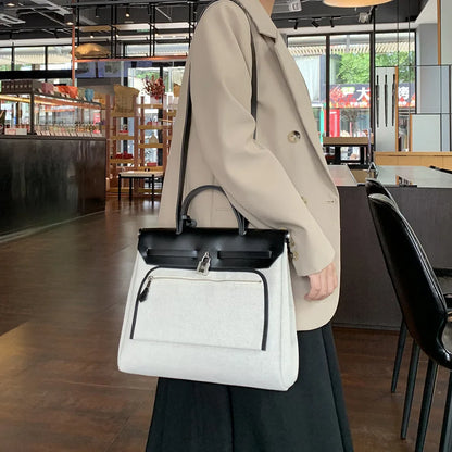 Fashionable Versatile Handbag 2026 New Style Premium Feel Stylish Single Shoulder Tote Bag Casual Commute Crossbody Bag