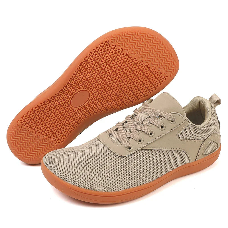Wide-Toed Shoes Unisex Mesh Breathable Casual Men Shoes Comfortable Outdoor Barefoot Walking Sports Shoes