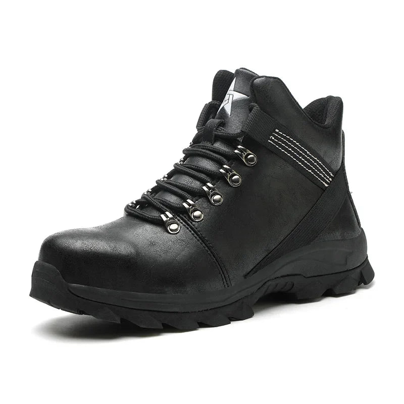 Safety Shoes Men Lightweight Sneaker Steel Toe Cap Shoes Anti-smash Puncture-Proof Work Safety Shoes Protective Boots Work Shoes