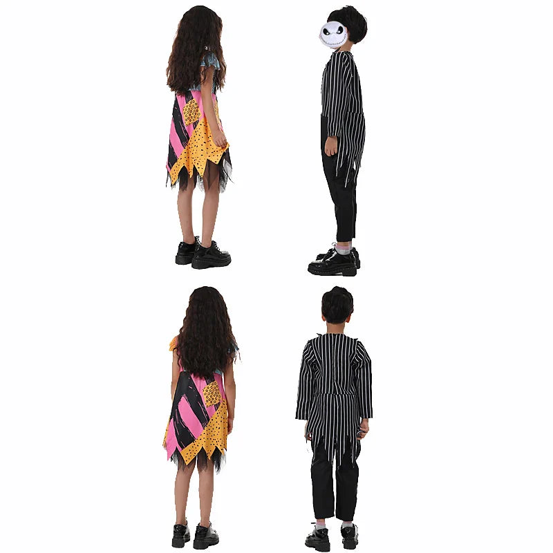 Kids Girls Tutu Dresss Halloween Cosplay Costume Carnival Party Boy Costume Witch Fancy Clothes Halloween Gifts for Children