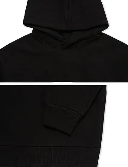 Khaki Hoodie Men Women Anime Character Print Pullover with Japanese Kanji Sleeve Design and Chest Logo Casual