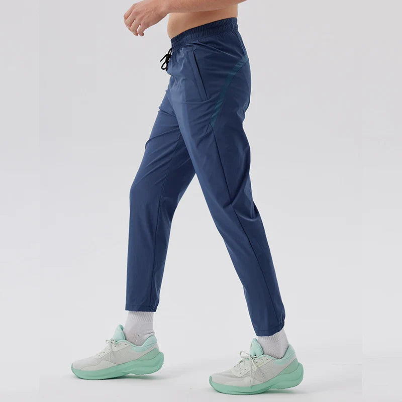 Summer Men's Jogging Sports Pants Gym Fitness Training Running Sweatpants Comfortable Breathable Workout Trousers