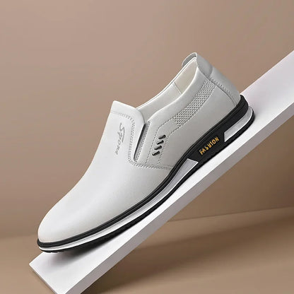 2025 Wide Width Oxford Shoes Men - Genuine Leather Wedding Shoes with Memory Foam Insole (US 10-15)