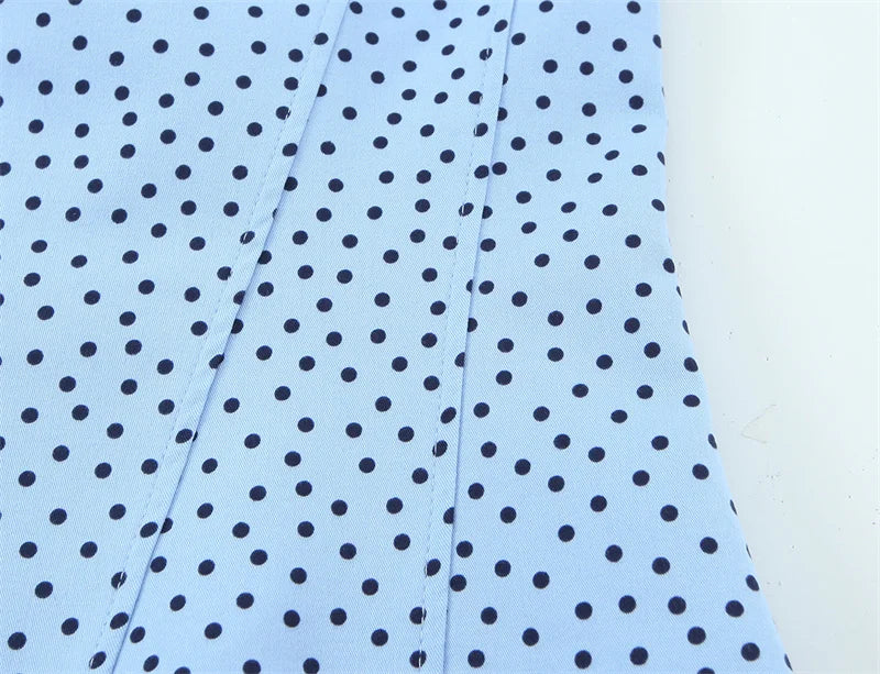 Women's Top 2026 Summer New Style Solid Color Polka Dot Decor Halter Neck Sexy Top Vacation Style Fashionable and Unique