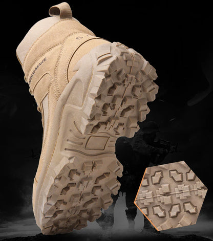 New Men's Boots Tactical Shoes Outdoor Sneakers Hiking Shoes Mountaineering Walking Jogging Ankle Boots Botas Cuturno Masculinas