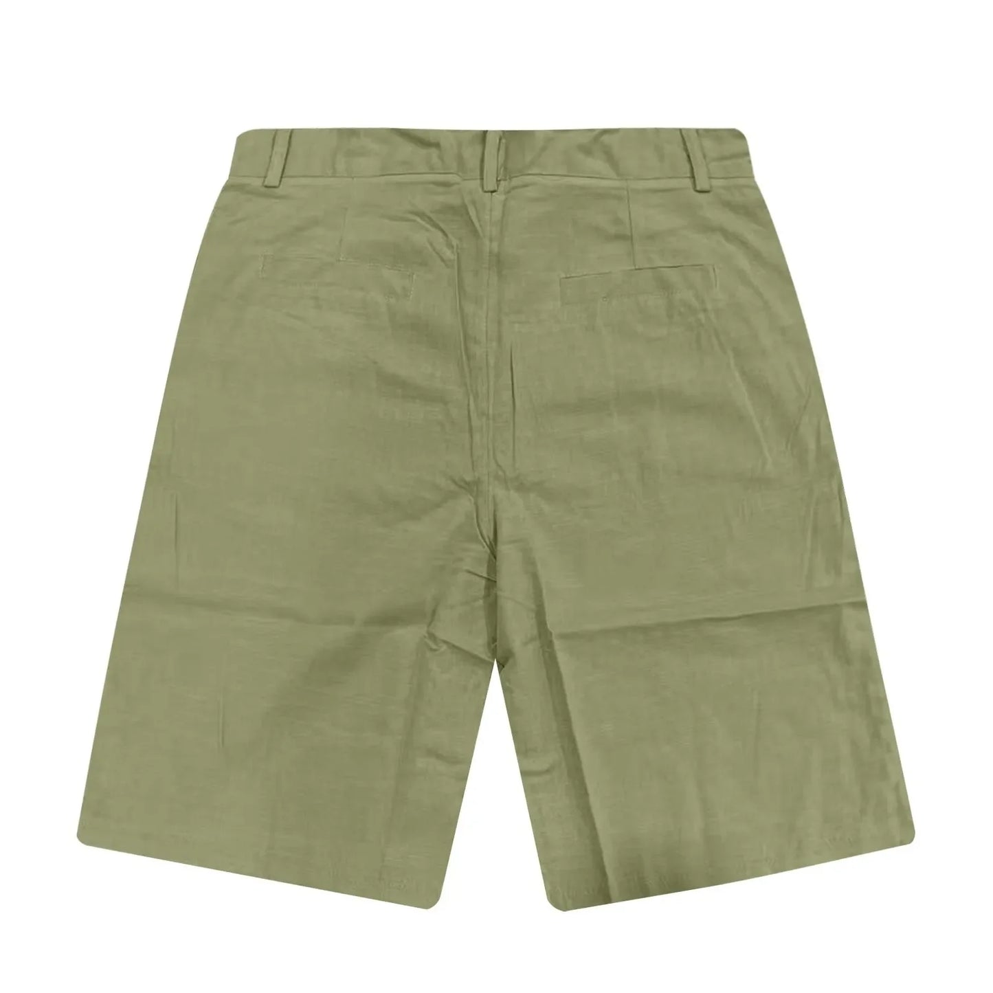 2025 Summer Cotton Linen Shorts for Men Solid Casual Button Pocket Beach Shorts Men's Comfortable Simple Vacation Leiture Pants