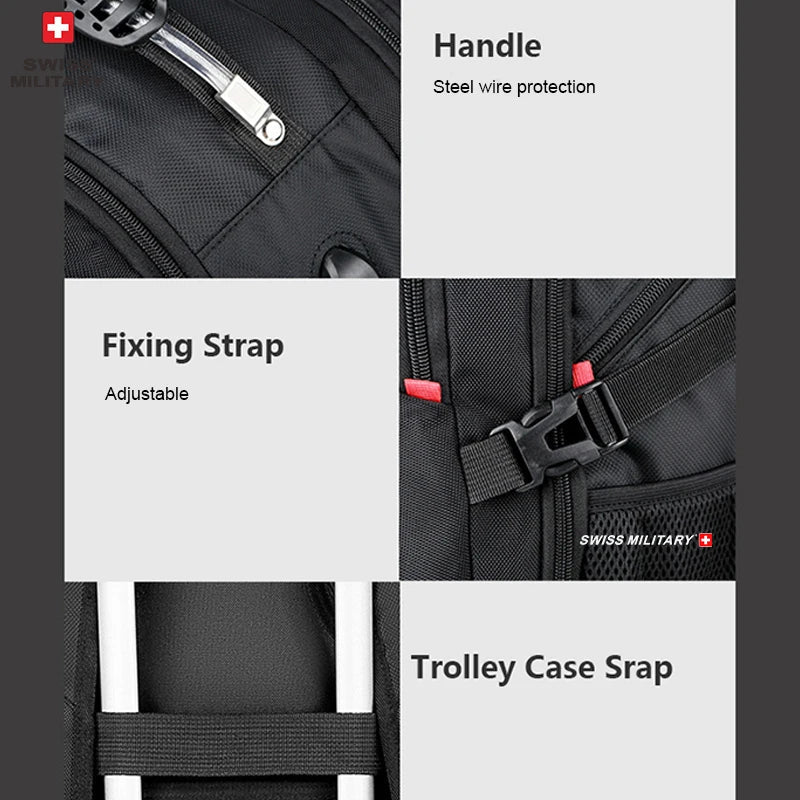Fashion Travel Multifunction Large Capacity Male Bag Usb Charging Waterproof 23 inch Laptop Backpack Men Mochila