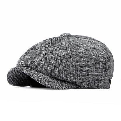 Retro Newsboy Caps Men British Painters Hats Spring and Summer Berets Herringbone Flat Cap Hip Hop Berets