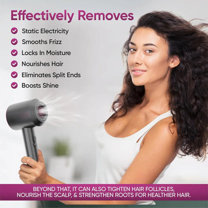 Professional Hair Dryer Negative Ion High Speed Low Noise Hairdryer Fast Heating Blow Dryer Hot Cold Wind Hair Styling Tools
