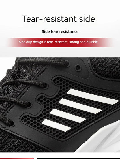 Men Safety Shoes Anti-smash Anti-puncture Work Shoes Lightweight Safety Boots Fashion Comfortable Soft Low Top Protective Shoes