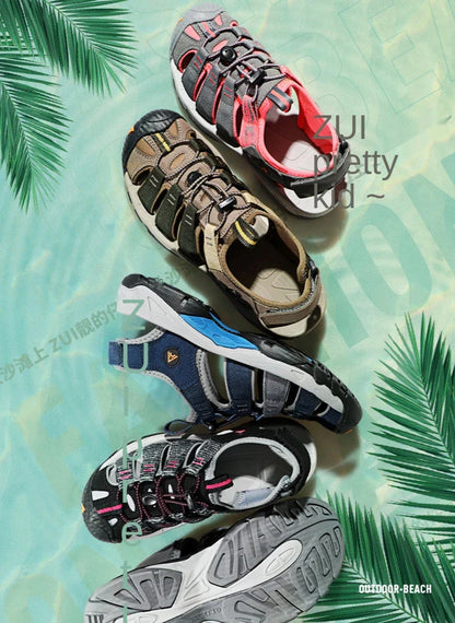 Summer Outdoor Sandals for Men Breathable Hiking Shoes Water Beach Mens Sandals Camping Climbing Aqua Sneaker HT-710445A
