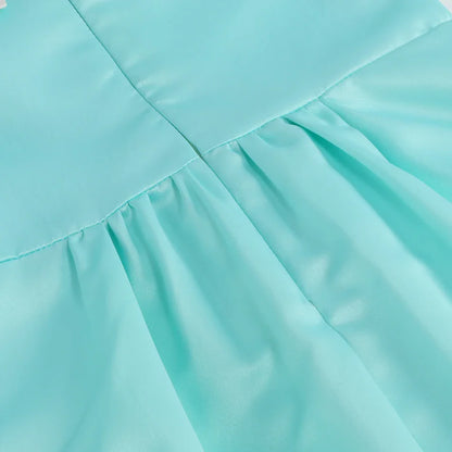 Rosalina Galaxy Princess Dress with Glowing Light Girls Game Role Play Princess Costume Halloween Rosalina Kids LED Light 10T