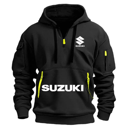men's hoodie, casual outdoor sports hoodie and a warm motorcycle sweatshirt for autumn and winter