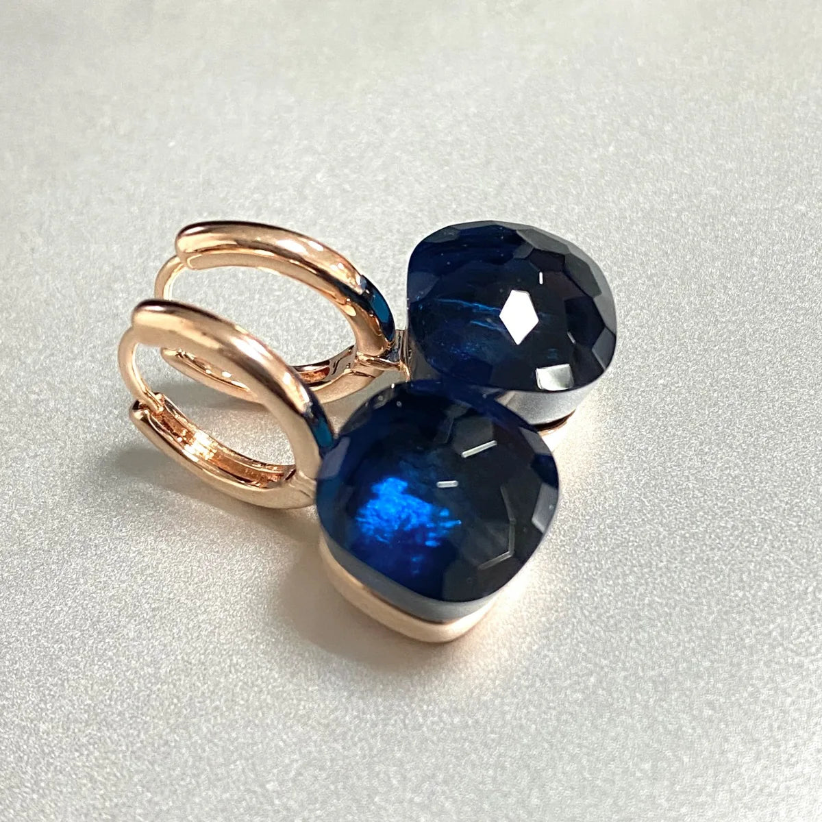 Classic Earrings For Women Amethyst Crystal Earrings Copper With Gold Plated Square Candy Colors Earrings Fashion Jewelry
