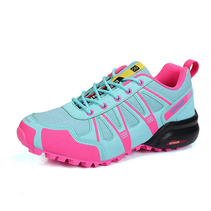 Sapatos de Caminhada Masculinos e Femininos Impermeáveis para Exteriores Tênis de Treino com Cadarço para Escalada Trekking Tênis de Montanha para Caminhada e Caça Tênis Táticos