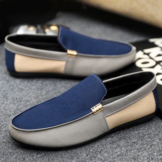 Business Shoes Fashion Casual Shoes Man Luxury Leather Loafers Breathable Slip on Male Boat Shoes Moccasins Driving Shoe