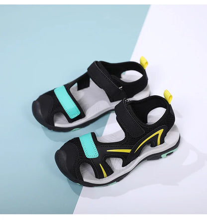 2025 Summer Boys Sandals Kids Shoes Fashion Flats Toddler Baby Girls Sandals Non-slip Casual Beach Children Outdoor Shoes