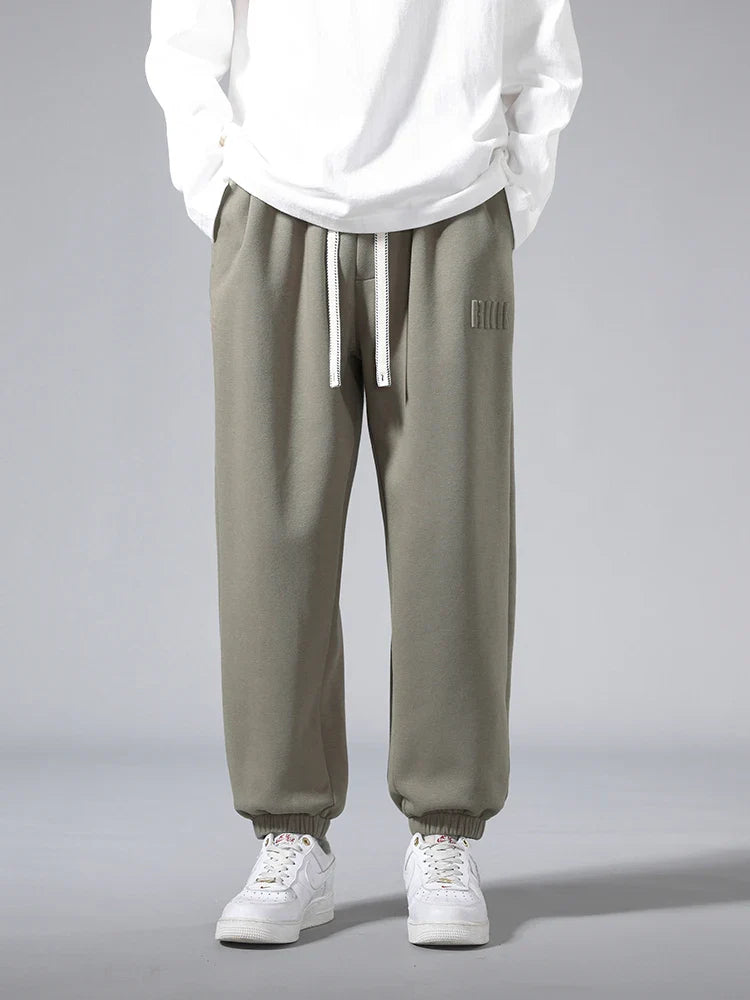 Men's Jogger Cotton/Polyester Sweatpants Big Size 8XL 7XL 6XL Sports Baggy Pants Sting Banding  Hip Hop Loose Harem Trousers