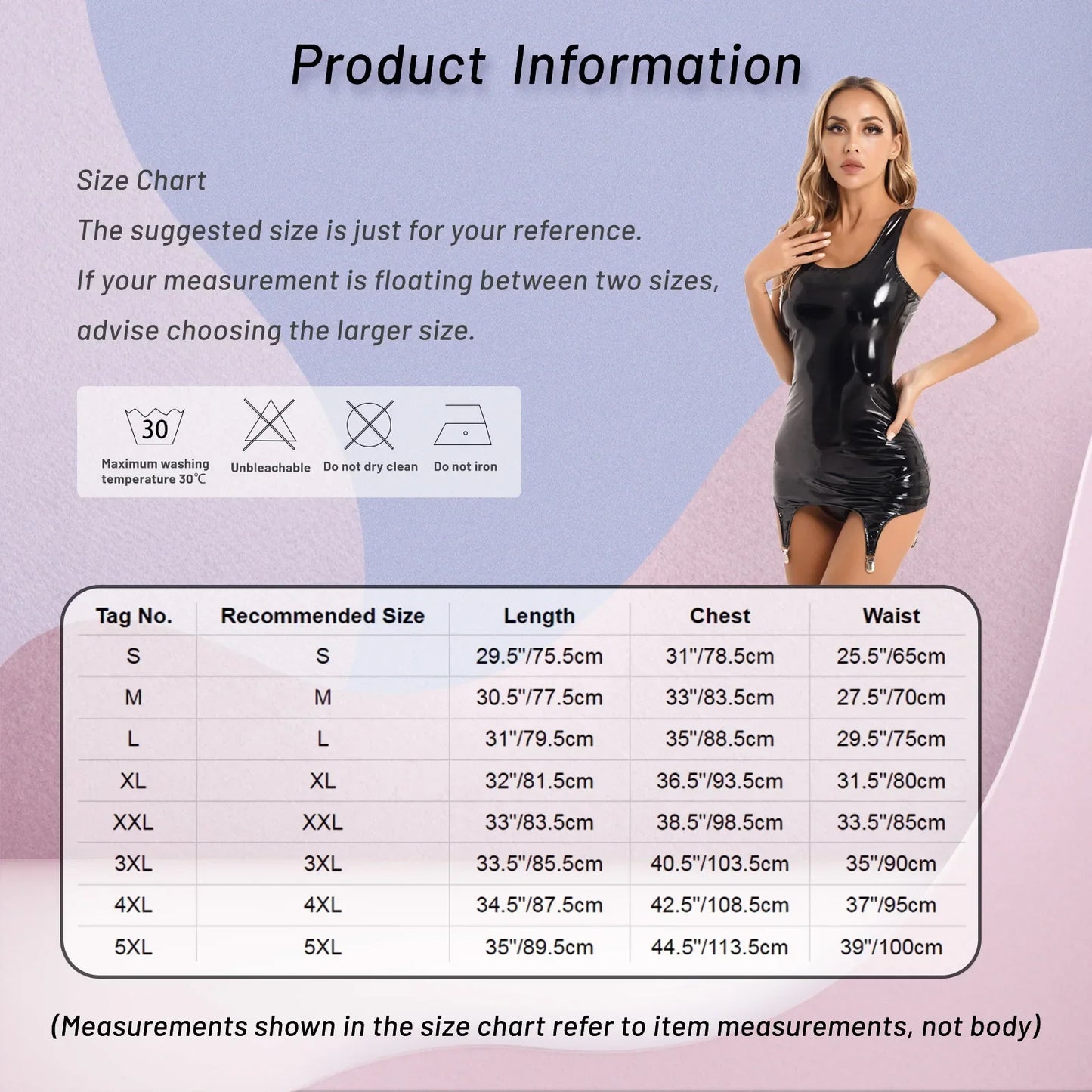 Womens Bodycon Tight Mini Dress Glossy Patent Leather Sexy Latex Club Dress with Garter Clips Back Zipper Rave Party Clubwear