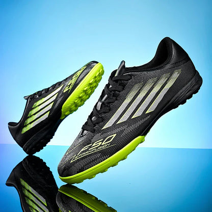 New Men Professional Football Boots Non-Slip TF/FG Boys Sneakers Match Soccer Shoes Ankle Comfortable Sports Shoes Unisex
