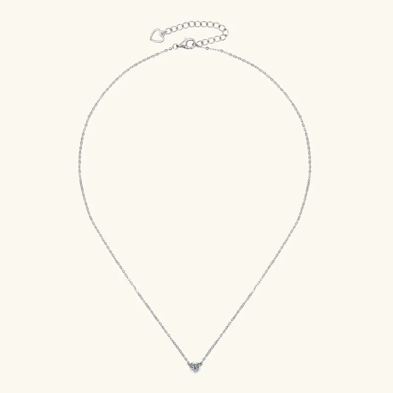 3mm 0.1ct Moissanite Diamond Necklace Bracelet Stud Earring For Women Simple Single Stone Earrings Bracelets Jewelry Set