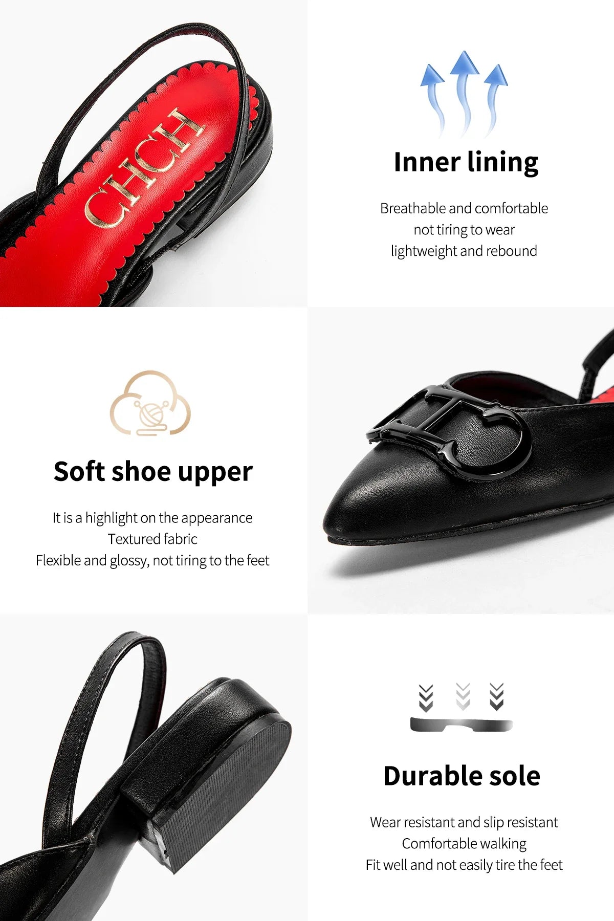 Women's Sandals 2024 New Black Pointed Flat bottomed loafers Simple Black Business Women's Shoes