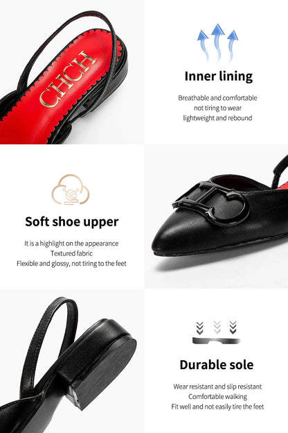 Women's Sandals 2024 New Black Pointed Flat bottomed loafers Simple Black Business Women's Shoes