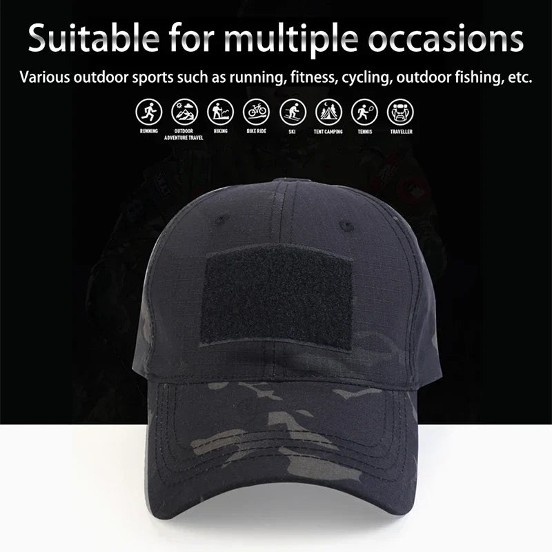 Baseball Caps Camouflage Tactical outdoor Soldier Combat Paintball Adjustable Hat