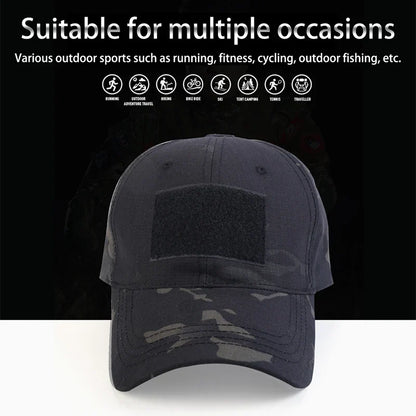 Baseball Caps Camouflage Tactical outdoor Soldier Combat Paintball Adjustable Hat