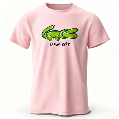 Men's Joke The Lowcost Printed T-Shirt Cotton Funny Graphic Tees Summer Tops Casual Streetwear Men's Clothing Women's T Shirt
