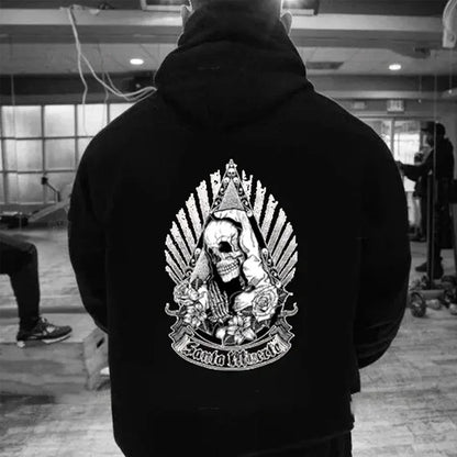 La Santa Muerte Hoodie Pattern Sweatshirt Halloween New In Women Men Sportswear Pullover Autumn and Winter Essentials Hoodie