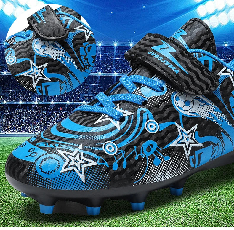Children's Soccer Shoes Cleats Sneakers FG Sport Non-Slip Kids Football Boots Training Match Boys Youth Professional Shoes New