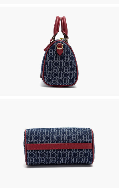 Women's Shoulder Bag 2025 New Cowboy Splicing Pillow Bag, Casual Party Women's Handbag