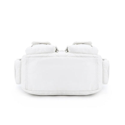 Vintage Bag Women Small Handbags Satchel Top-handle Handbag PU Shoulder Bag Dumpling Pack Multi-pockets Shoulder Bags