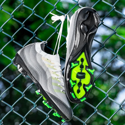 Men's Sports Football Shoes Fg/Ag Long Nail Adult Artificial Grassland Durable Training Specific Shoes High-Tops Non Slip Shoes