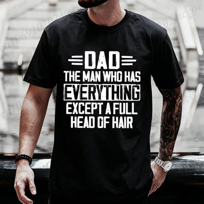 Men Funny Dad T Shirt T-Shirts Clothing Casual Short Sleeve Graphic Printed Tees Fashion Hip Hop Streetwear Father Gift Tops