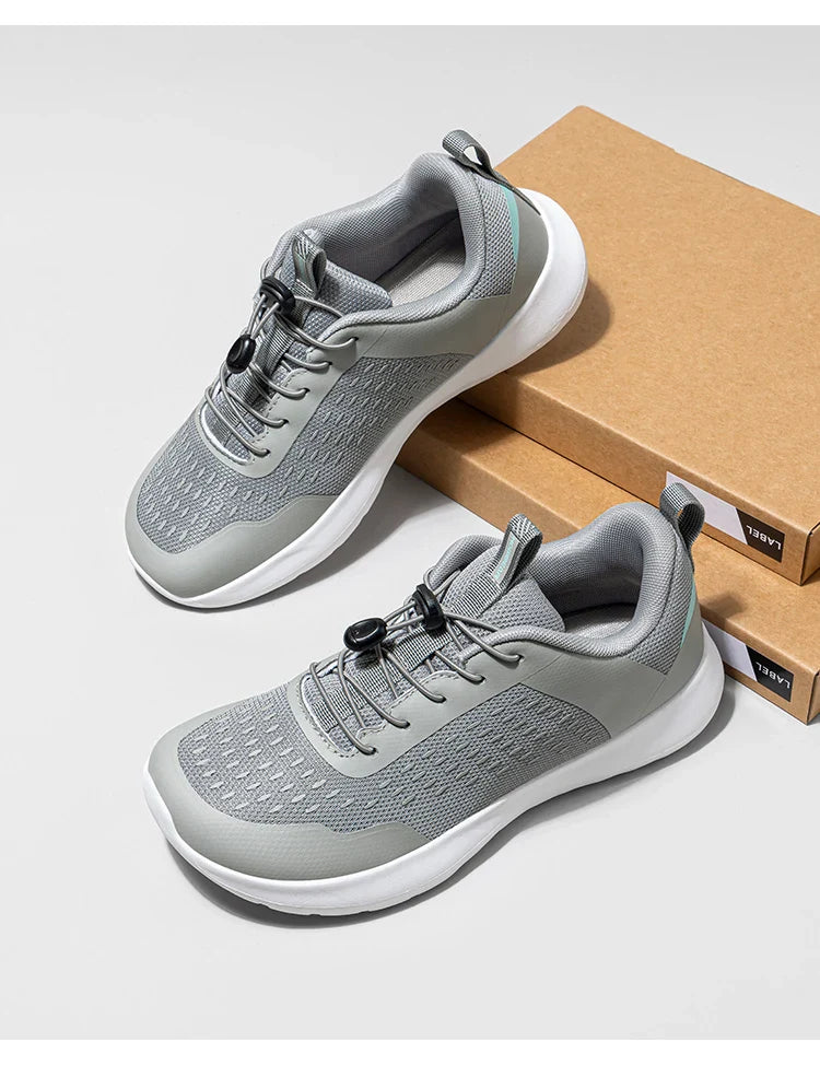 Wide Toe Running Shoes for Men Women Elastic Band Non Slip Sneakers Comfortable Walking Shoes
