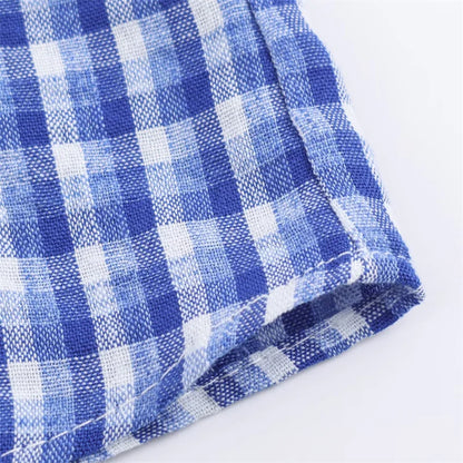 Elegant Fashion Chidori Plaid Ruffles Chiffon Shirt Spring 2025 Ruffled Neck Long Butterfly Sleeve Loose Tops Women's Clothing