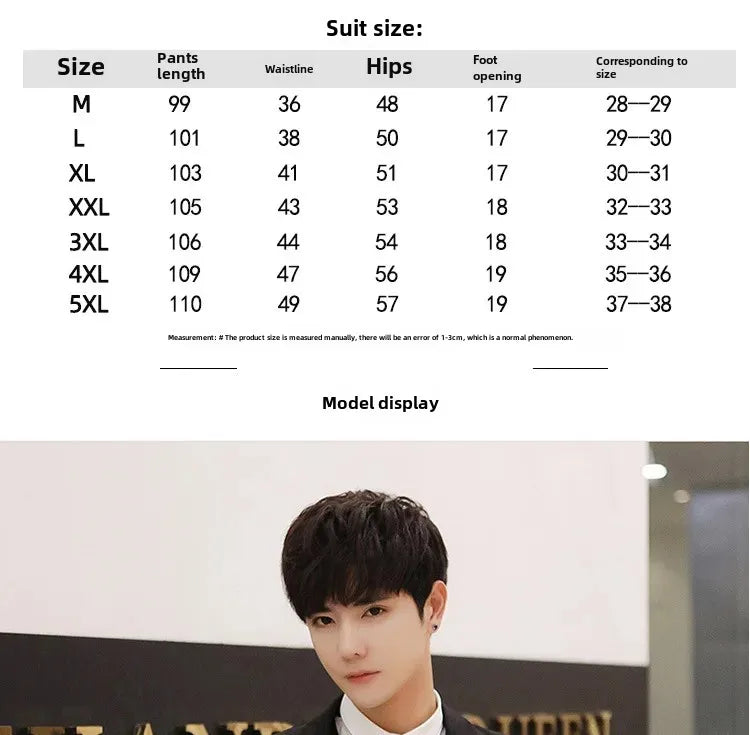 Western-Style Men's Suits Cross-Border Wholesale New Arrival Slimming Three-Piece Set Korean Version Business Professional Gown