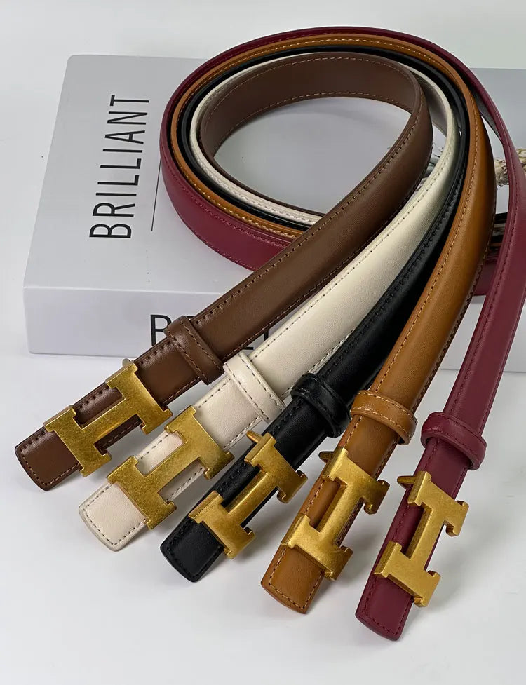 Women Long Belt Adjustable Waist Belt for Dresses Jeans, Skinny Fit