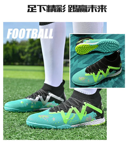Men New TF Football Boots Society Professional Comfortable Top Quality Male Soccer Shoes Adult Casual Ultralight Football Shoes