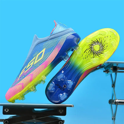 New Men's Soccer Shoes Grass Adult Football Boots Ultralight Sport Indoor Cleats Non-Slip Non Slip Fg Turf Futsal Comfortable