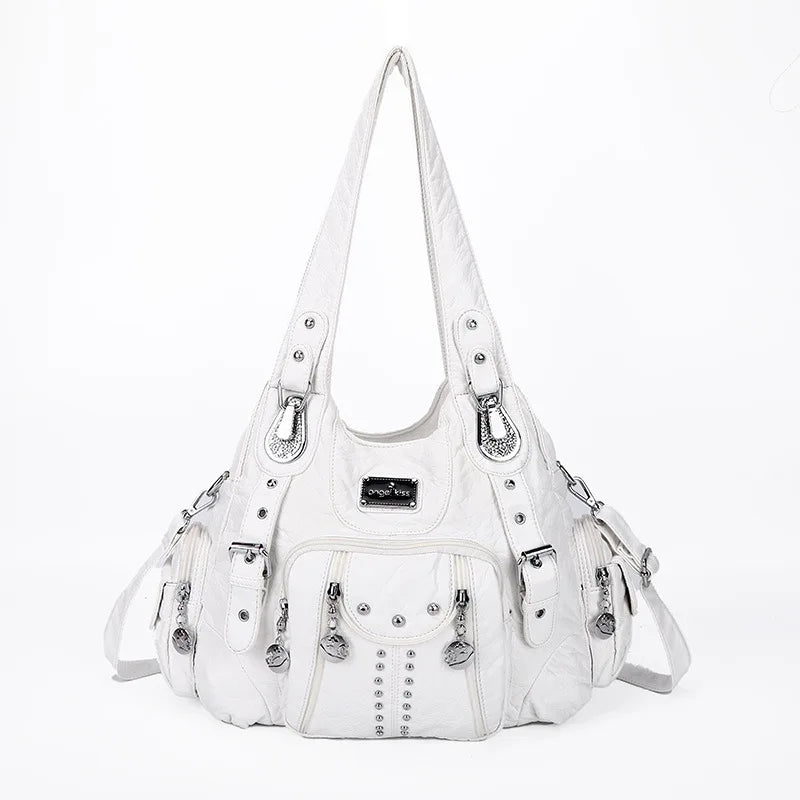 Women Fashion Handbags Women Shoulder Bags PU Leather Handbag Female Satchel Shoulder Purse Bag bolsa feminina