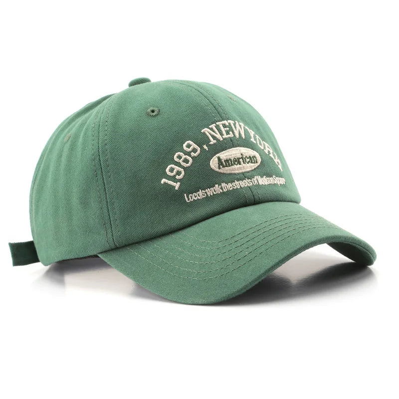 New Letters Embroidery Unisex Baseball Hats For Men Women Soft Cotton Snapback Cap Outdoor Sports Dad Trucker Hat Casquette